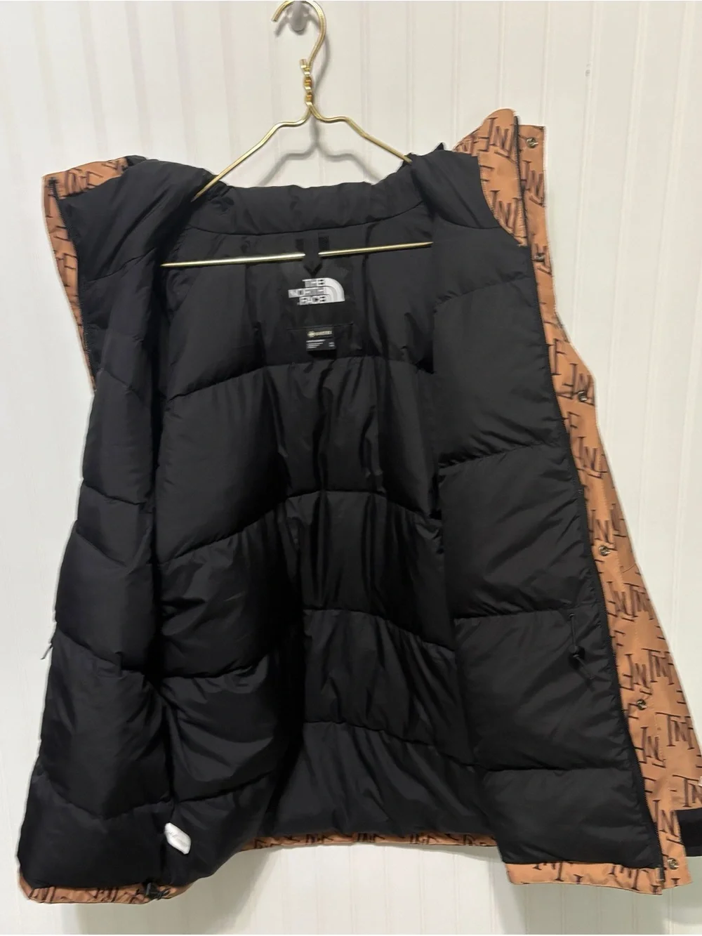 THE NORTH FACE TNF Gore Tex Mountain Guide Ski Brown Jacket Coat Mens Size XL